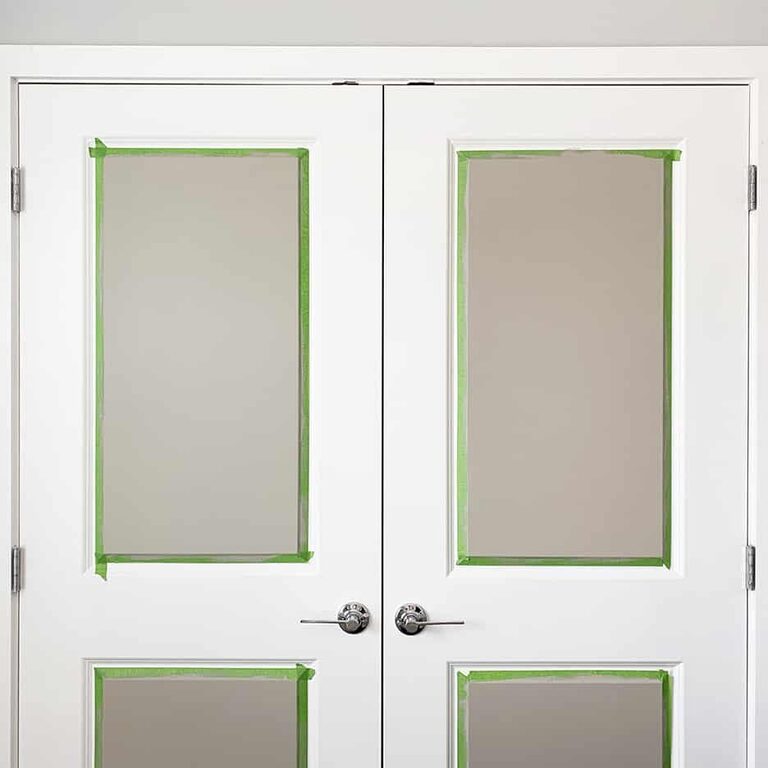 apply base coat to the door panel